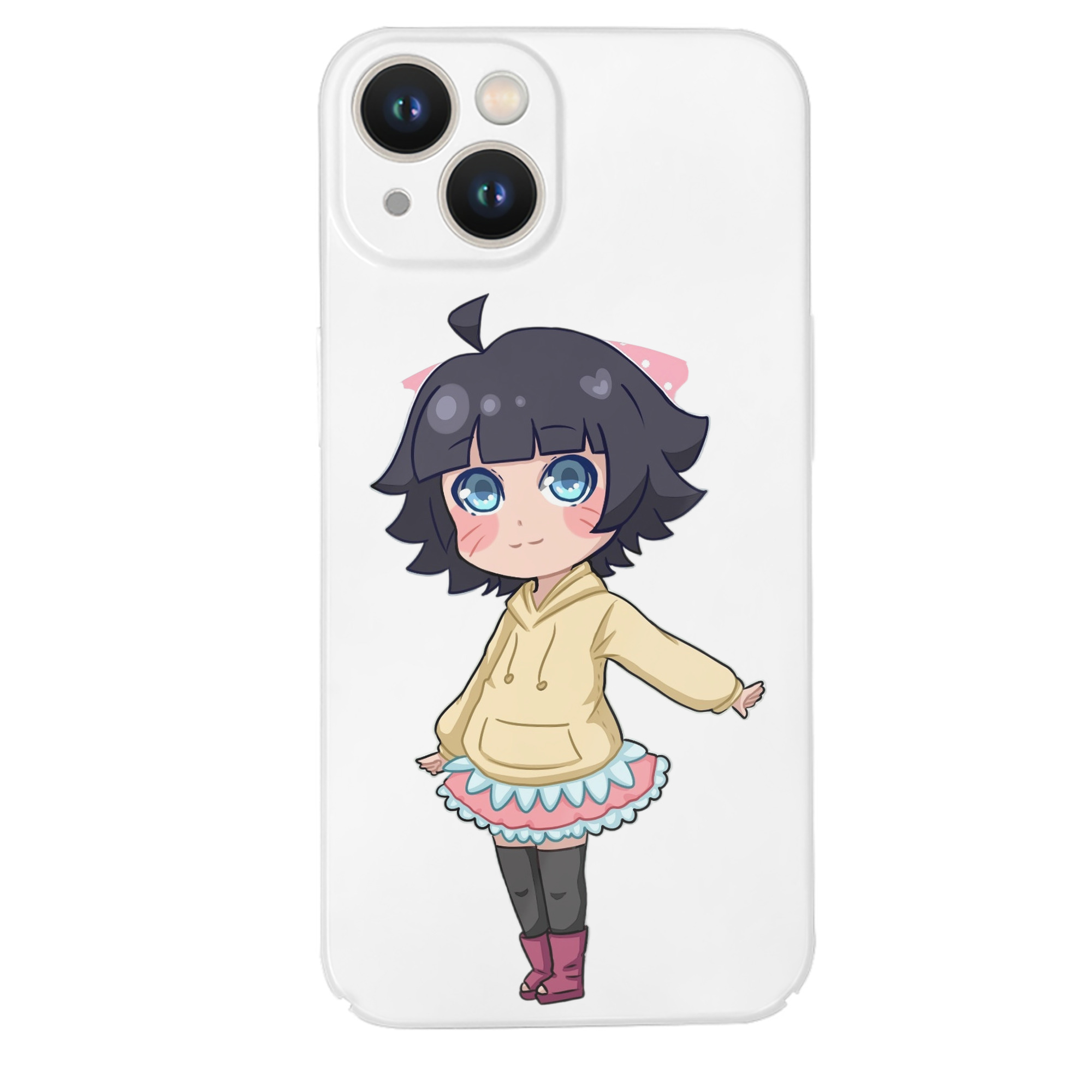 （画像用） NARUTO -ナルト- うずまき ヒマワリ Uzumaki Himawari 【iPhone 14シリーズ対応】ハードケース
